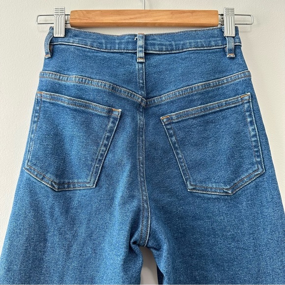 A.P.C. Spring High Rise Straight Leg Jeans Blue Denim Sz 24 - Picture 6 of 16
